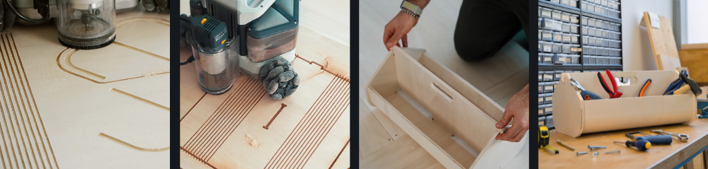 A toolbox made with a CNC machine