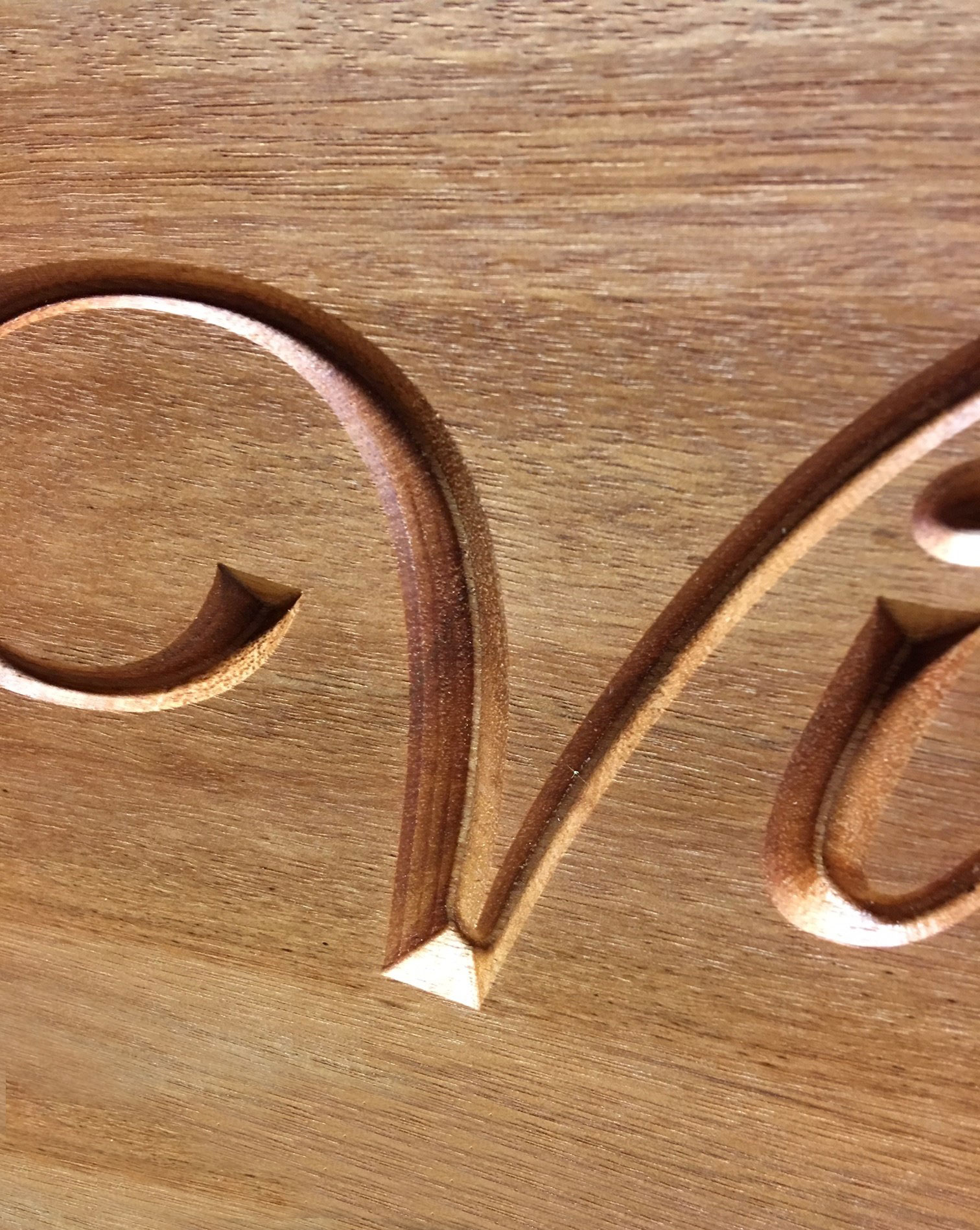 What can be done with v-carve milling bit