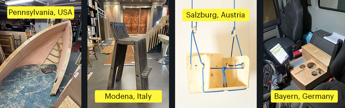 Projects made by Goliath users all around the world