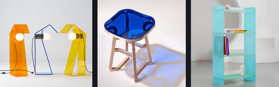 Acrylic projects made with CNC machine