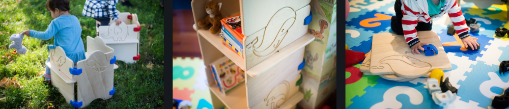 Kids furniture made with a CNC machine